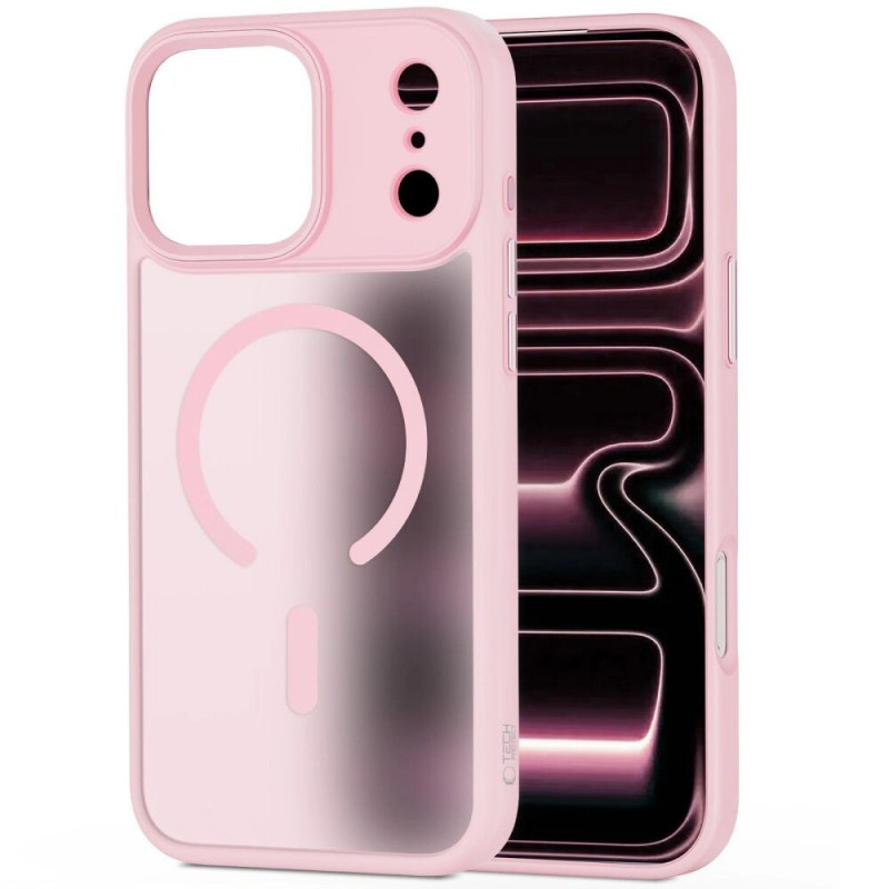 Tech-Protect MagMat MagSafe funda para Apple iPhone 17 Pro Max, mate rosa
