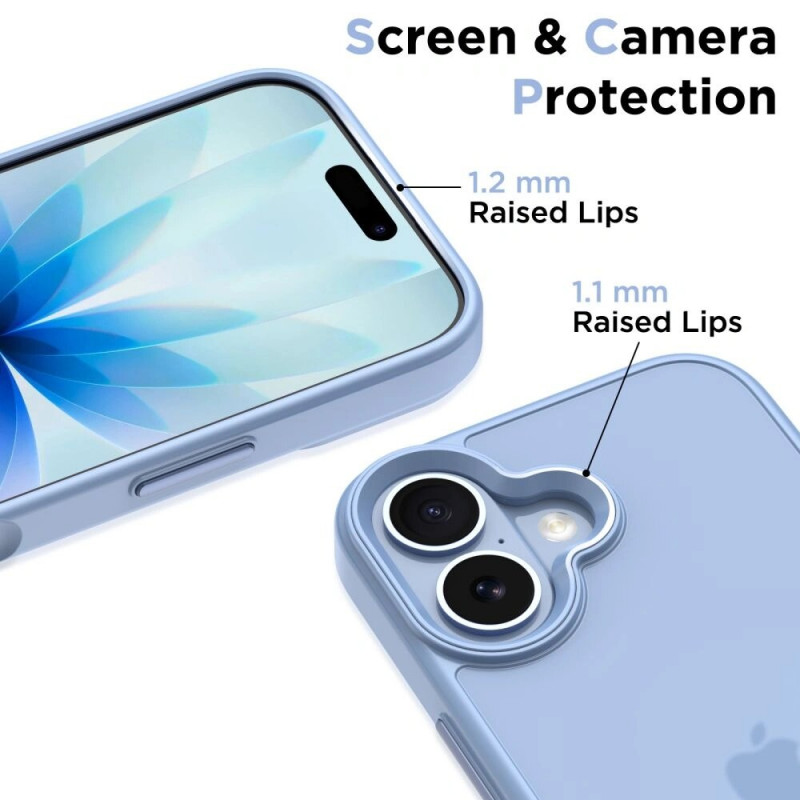 Tech-Protect MagMat THP4944 funda para Apple iPhone 17, mate azul niebla