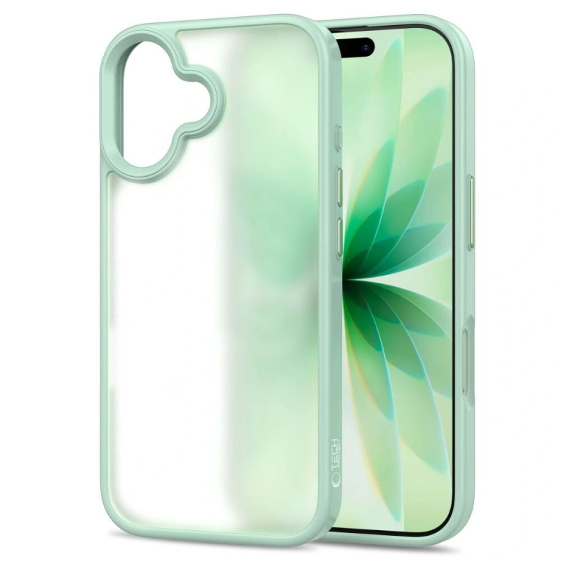 Tech-Protect MagMat funda para Apple iPhone 17, mate verde salvia