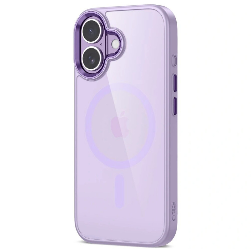 Tech-Protect MagMat MagSafe funda para Apple iPhone 17, lavanda/transparente