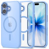 Tech-Protect MagMat MagSafe funda para Apple iPhone 17, azul niebla/transparente