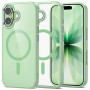 Tech-Protect MagMat MagSafe funda para Apple iPhone 17, salvia/transparente