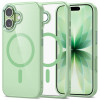 Tech-Protect MagMat MagSafe funda para Apple iPhone 17, salvia/transparente