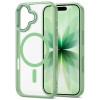 Tech-Protect MagMat MagSafe funda para Apple iPhone 17, salvia/transparente