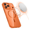 Tech-Protect MagMat MagSafe funda para Apple iPhone 17 Pro, naranja cósmico/transparente, THP4752