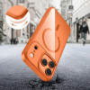 Tech-Protect MagMat MagSafe funda para Apple iPhone 17 Pro, naranja cósmico/transparente, THP4752