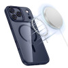 Tech-Protect MagMat MagSafe funda para Apple iPhone 17 Pro, azul profundo/transparente
