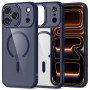 Tech-Protect MagMat MagSafe funda para Apple iPhone 17 Pro Max, azul profundo/transparente