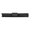 iCarer Oil Wax Wallet Case 2in1 funda con tapa de piel para iPhone 14 Plus, Anti-RFID, negra (WMI14220723-BK)