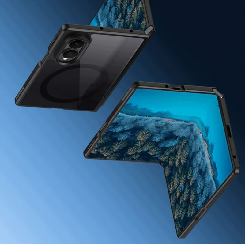 Dux Ducis Aimo Hybrid funda para Samsung Galaxy Z Fold8, magnética, negra