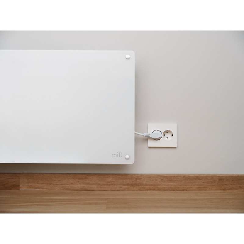 Mill Glass Smart WiFi Gen. 4 GL400WIFI4 panel calefactor, 400 W, blanco, IPX4