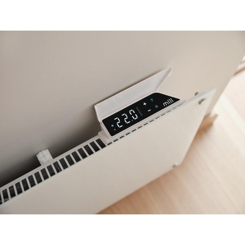 Mill Glass Smart WiFi panel calefactor Gen. 4 GL1300WIFI4, 1300 W, blanco