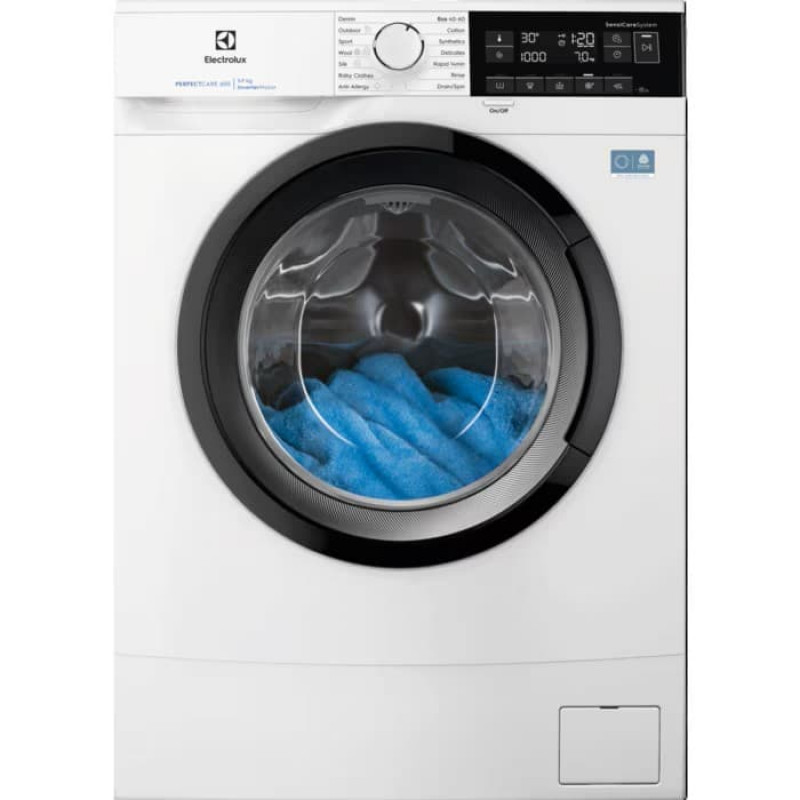 Electrolux EWS6327DE serie 600 SensiCare lavadora de carga frontal, 7 kg, blanca
