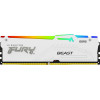 Kingston FURY Beast 16 GB DDR5-5600 CL40 módulo de memoria DIMM, RGB, blanco, KF556C40BWA-16