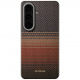 PITAKA Edge Case MagSafe funda para Samsung Galaxy S26+, atardecer
