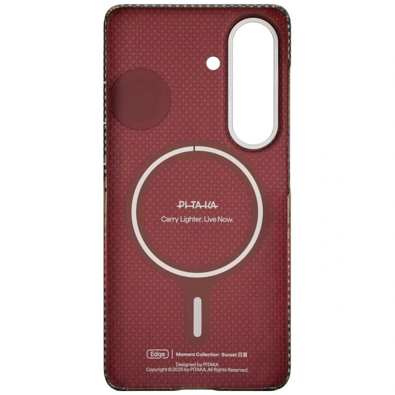 PITAKA Edge Case MagSafe funda para Samsung Galaxy S26+, atardecer