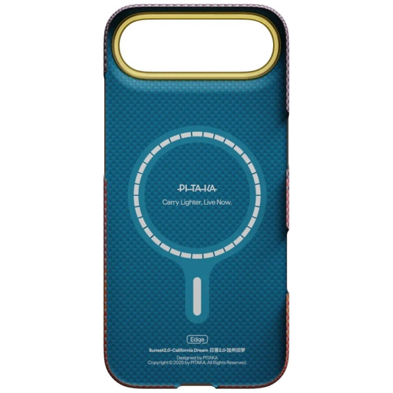 PITAKA Edge Case California Dream 02 funda para Apple iPhone Air, atardecer