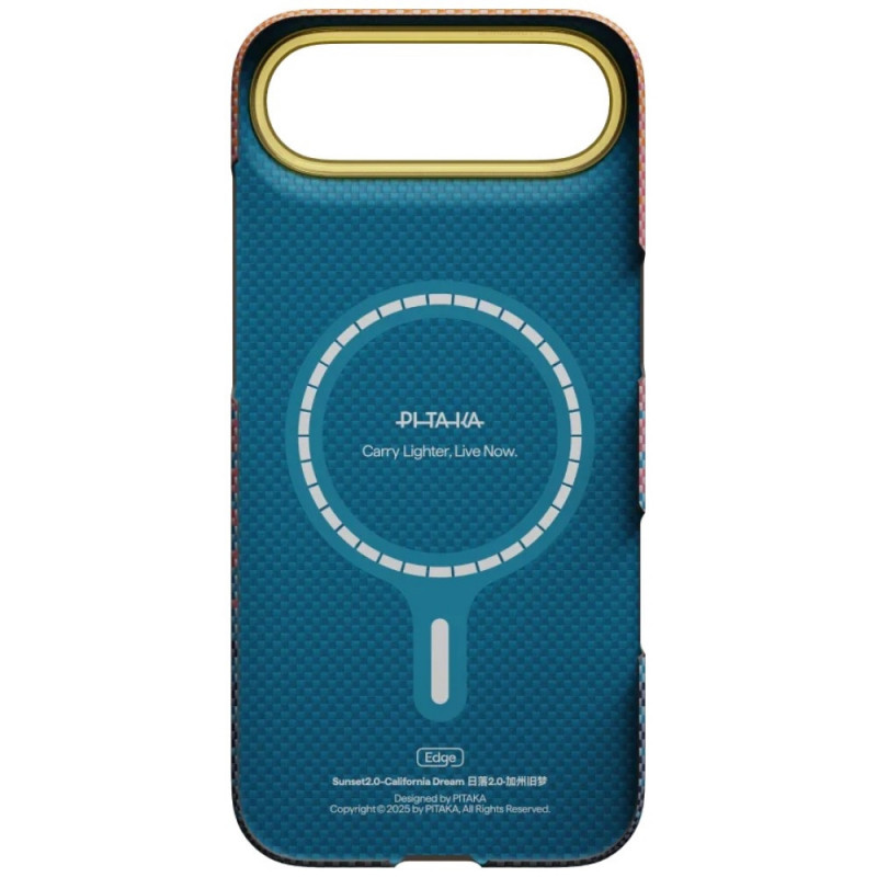 PITAKA Edge Case California Dream 05 funda para Apple iPhone Air, atardecer