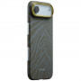 PITAKA Edge Case Breath of Veins funda para Apple iPhone Air, dive green