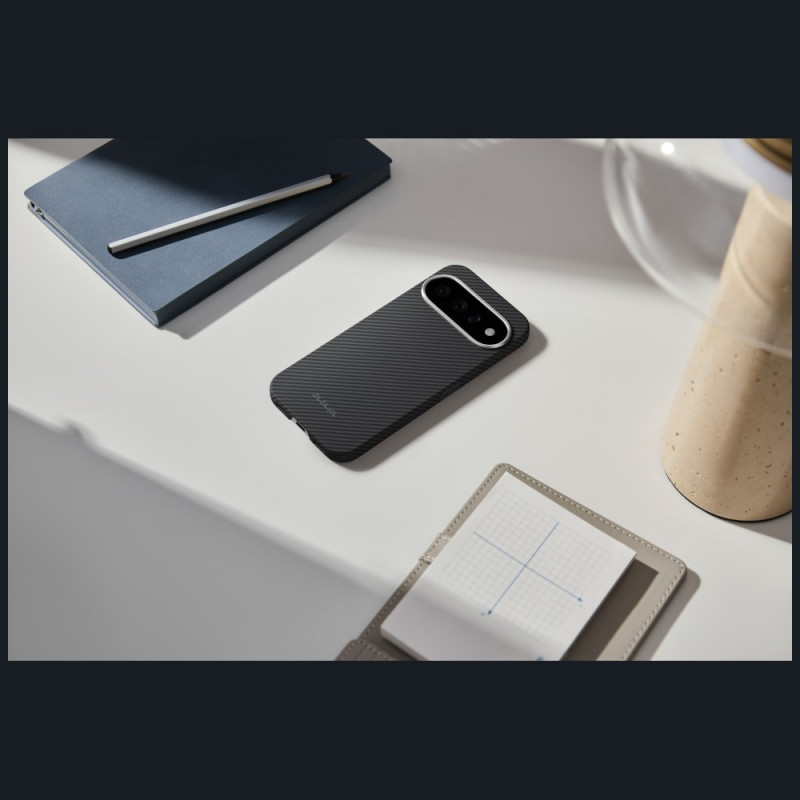 PITAKA Edge Case funda para Google Pixel 11, negro y gris
