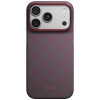 PITAKA Edge Case Argyle MagSafe funda para Apple iPhone 18 Pro / 17 Pro, azul y rojo