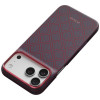 PITAKA Edge Case Argyle MagSafe funda para Apple iPhone 18 Pro Max / 17 Pro Max, azul y rojo