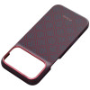 PITAKA Edge Case Argyle MagSafe funda para Apple iPhone 18 Pro Max / 17 Pro Max, azul y rojo