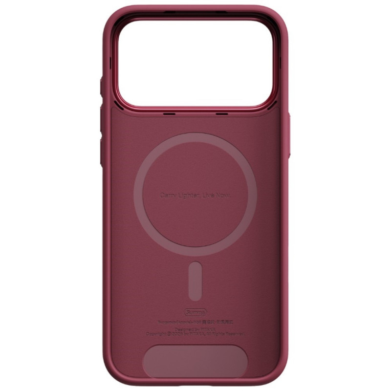 PITAKA Summa Case funda para Apple iPhone 18 Pro Max / 17 Pro Max, burdeos