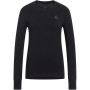 Odlo BL TOP MERINO 260 camiseta térmica de mujer de manga larga y cuello redondo, talla S, negra