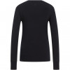 Odlo BL TOP MERINO 260 camiseta térmica de mujer de manga larga y cuello redondo, talla S, negra
