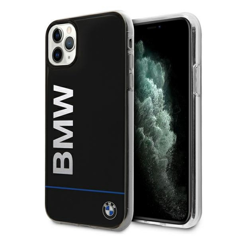 Funda rígida BMW BMHCN58PCUBBK Apple iPhone 11 Pro Signature Printed Logo, negra