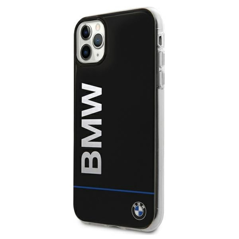 BMW BMHCN65PCUBBK Apple iPhone 11 Pro Max funda rígida Signature Printed Logo, negra