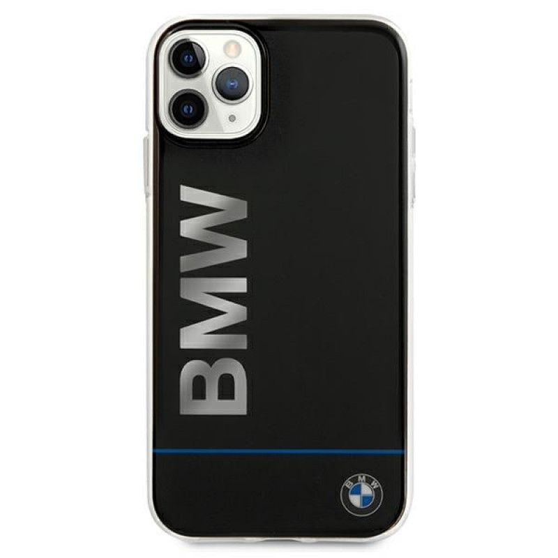 BMW BMHCN65PCUBBK Apple iPhone 11 Pro Max funda rígida Signature Printed Logo, negra