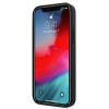 Funda rígida BMW BMHCP12SRCDPK Apple iPhone 12 mini Leather Deboss, negra