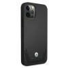 BMW BMHCP12MRSWPK Funda rígida Apple iPhone 12 / 12 Pro Leather Perforate, negra