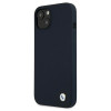BMW BMHCP13SSILNA Funda rígida Apple iPhone 13 mini Silicone Signature, azul marino