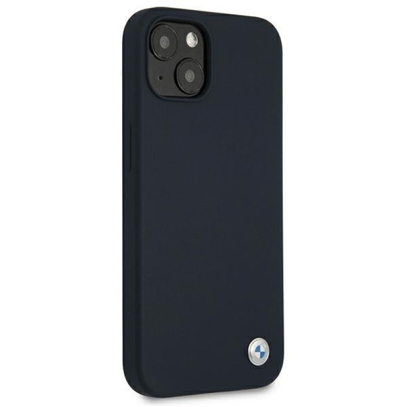 BMW BMHCP13SSILNA Funda rígida Apple iPhone 13 mini Silicone Signature, azul marino