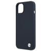 BMW BMHCP13SSILNA Funda rígida Apple iPhone 13 mini Silicone Signature, azul marino