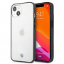 Funda rígida BMW BMHCP13SPCUMRBK Apple iPhone 13 mini Signature Collection, transparente
