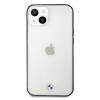 Funda rígida BMW BMHCP13SPCUMRBK Apple iPhone 13 mini Signature Collection, transparente