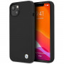 BMW BMHCP13SSILBK Funda rígida Apple iPhone 13 mini Silicone Signature, negra