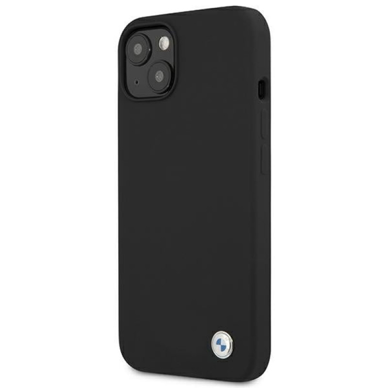 BMW BMHCP13SSILBK Funda rígida Apple iPhone 13 mini Silicone Signature, negra