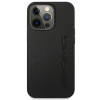 Mercedes-AMG AMHCP14LDOLBK Funda rígida para Apple iPhone 14 Pro, Leather Hot Stamped, negra