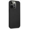 Mercedes-AMG AMHCP14LDOLBK Funda rígida para Apple iPhone 14 Pro, Leather Hot Stamped, negra