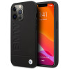 Funda rígida BMW BMHMP14LSLLBK para Apple iPhone 14 Pro, Signature Logo Imprint MagSafe, negra