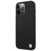 Funda rígida BMW BMHMP14LSLLBK para Apple iPhone 14 Pro, Signature Logo Imprint MagSafe, negra