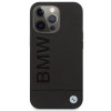 BMW BMHMP14XSLLBK Funda rígida para Apple iPhone 14 Pro Max, Signature Logo Imprint MagSafe, negra