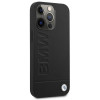 BMW BMHMP14XSLLBK Funda rígida para Apple iPhone 14 Pro Max, Signature Logo Imprint MagSafe, negra