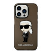Funda rígida Karl Lagerfeld KLHCP14XHNIKTCK para Apple iPhone 14 Pro Max, Ikonik Karl, negra