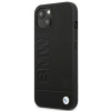 Funda BMW BMHCP14MSLLBK para Apple iPhone 14 Plus / 15 Plus, Leather Stamp, negra